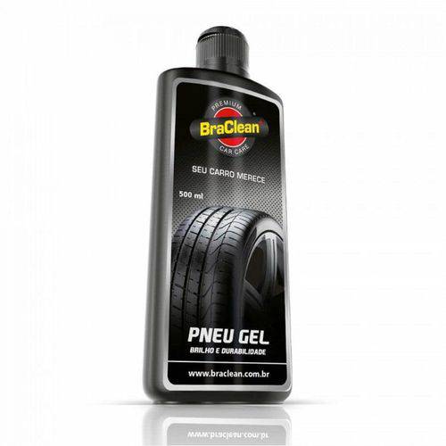 Limpa Pneu Gel Pretinho 500ml Braclean