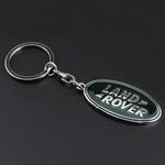 Logo metal Car Holder Keychain Chaveiro Auto Anel chave para LAND ROVER Fiat Ford Skoda