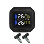 Pneus e peças de rodas M3 impermeável motocicleta Tempo real Tire Pressure Monitoring Sistema TPMS Wireless Display LCD