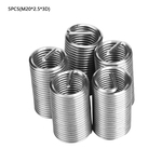 M20 1/1.5/2/2.5/3 D Stainless Steel Coiled Wire Helical Screw Thread Inserts H~Q
