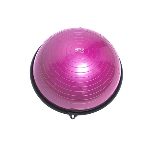 Meia Bola Balance Dome Ball de Equilíbrio By CAU SAAD PVC 58cm Rosa ACTE CAU2