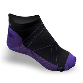 Meia Performance Preto/ Roxo- 34-38