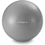Mini Bola Fitness para Exercícios Material Antiderrapante PVC, Cinza, ES239 - Atrio