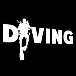 Moda Diver Diving Sticker Car Auto Bumper Window Computer Decal Decoration