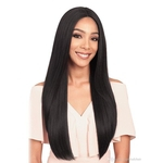 Fashion women's straight long hairpieces women's synthetic wigs natural black hair wigs women's long wig