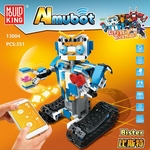 MOLDE KING 13001 13002 13003 13004 inteligente robô Crawler aplicativo Remote Bricks Ação blocos de construção Kits Idéias Technic RC Brinquedos Presente