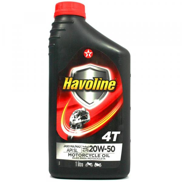 Oleo 4t 20w50 Sae Api Sl Litro Havoline Moto Dafra Honda Kawasaki Sundown Suzuki