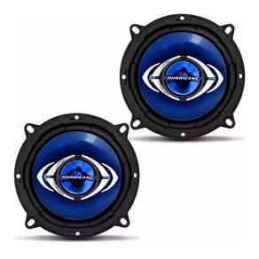 Par Alto Falantes Quadriaxial 4 Pol Azul Hurricane 55W Rms 4 Ohms