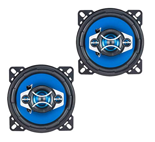 Par Alto Falantes Quadriaxial 4 Pol Azul Hurricane 55W Rms 4 Ohms