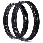 Par de Aros de Alumínio Viper Street 2.15-17 + 1.85-19 NXR Bros 125 / 150 Preto Fosco