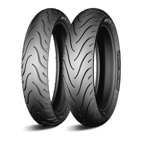 Par Pneu Michelin 110/80-14 + 60/100-17 Pilot Street Biz