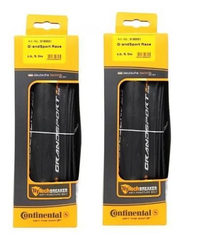 Par de Pneu Continental Grand Sport Race 25 Anti-furo 700x25