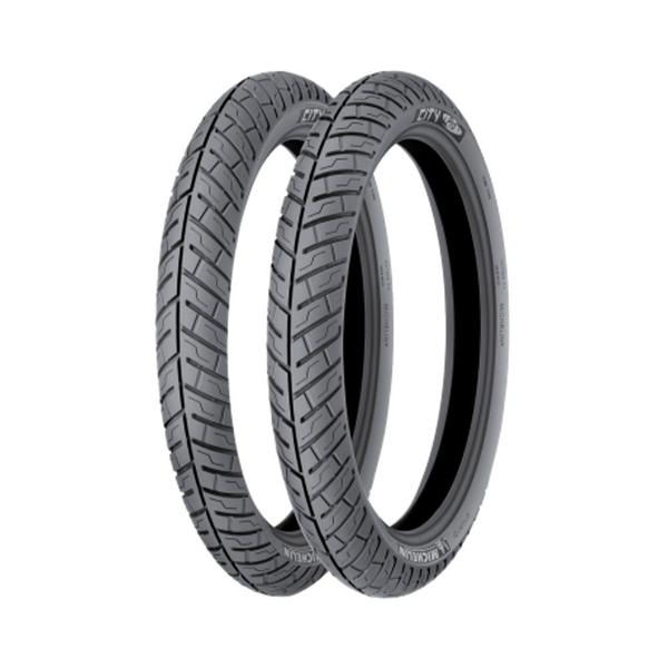 Par de Pneu de Moto MICHELIN CITY PRO 2.75 - 18 48S Dianteiro TT + 3.50 16 58P Traseiro TL/TT