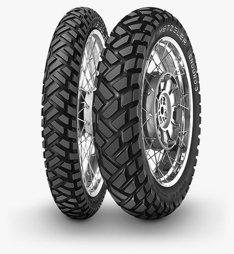 Par de Pneu Metzeler Enduro 3 120/80-18 62S + 90/90-21 54S