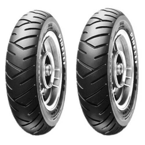 Par de Pneu Pirelli 3.50-10 Sl 26 Burgman 125 Smart 125