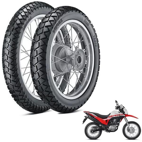 Par de Pneus Bros 125 / 150 / 160 TR300 Vipal