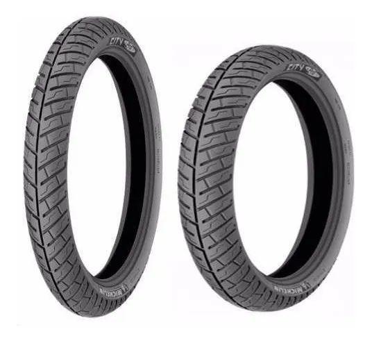 Par Pneu 100/90-18 + 350-16 Michelin City Pro Intruder