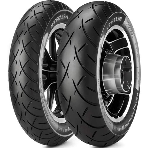 Par Pneu 140/75R17 + 200/55R17 Tl Me888 Preto Metzeler