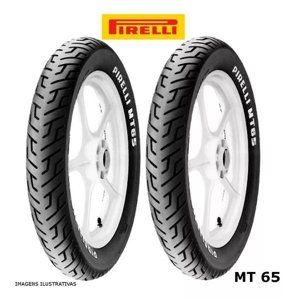 Par Pneu 275-18 + 100/90-18 Pirelli Mt 65 Original