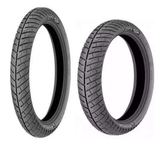 Par Pneu 275-18 + 350-16 Michelin City Pro Intruder e Kansas