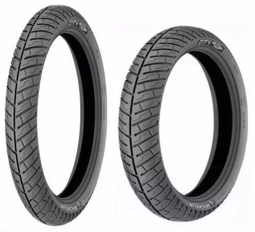 Par Pneu 90/90-18 + 350-16 Michelin City Pro Intruder