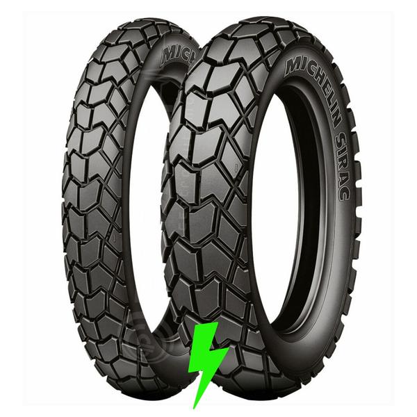 Par Pneu 90/90-19 + 110/90-17 Michelin Sirac Bros 125 - 150