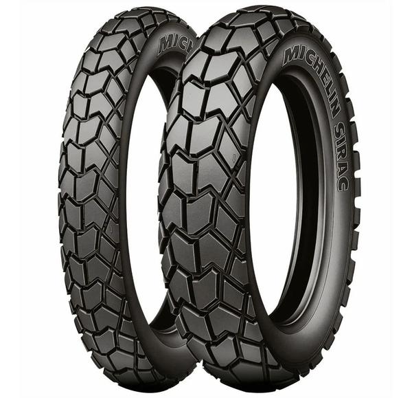 Par Pneu 90/90-19 + 110/90-17 Michelin Sirac Honda Nxr Bros