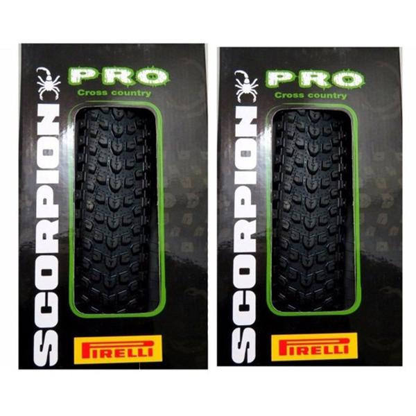 Par Pneu 29x2.20 Pirelli Scorpion Pro Kevlar Sem Arame