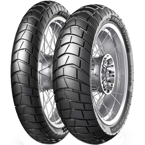 Par Pneu Tiger 800 Xr Dl 1000 V-Strom 110/80R19 + 150/70R17 Karoo Street Metzeler