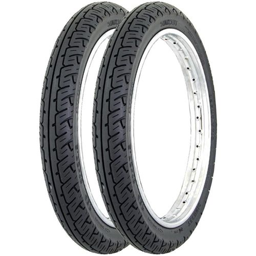 Par Pneu Cg 125 Ybr 125 Kansas 250 300-18 + 300-18 47s City Turbo Tubeless Technic