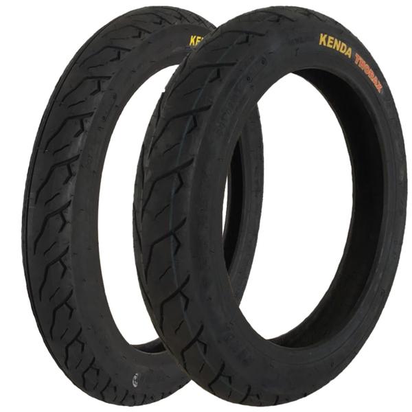 Par Pneu Cg125/150/160 Kenda 100/80-18 + 80/100-18