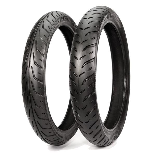 Par Pneu Cg125/150/160 Michelin 100/80-18 + 80/100-18