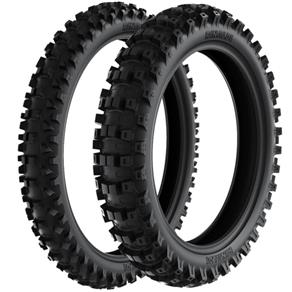 Par Pneu Cross Trilha Off-Road 80/100-21 + 110/90-19 Race Star Rs47 Rinaldi