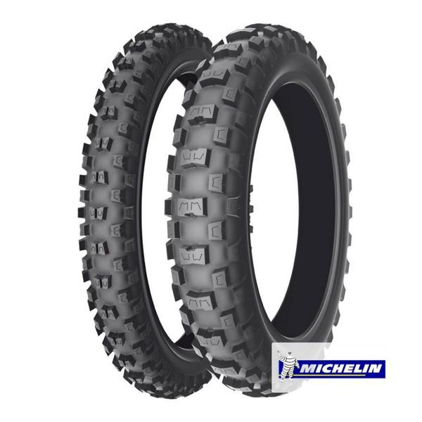 Par Pneu de Moto Michelin CROSS AC10 80/100 21 51R + 100/100 18 TT