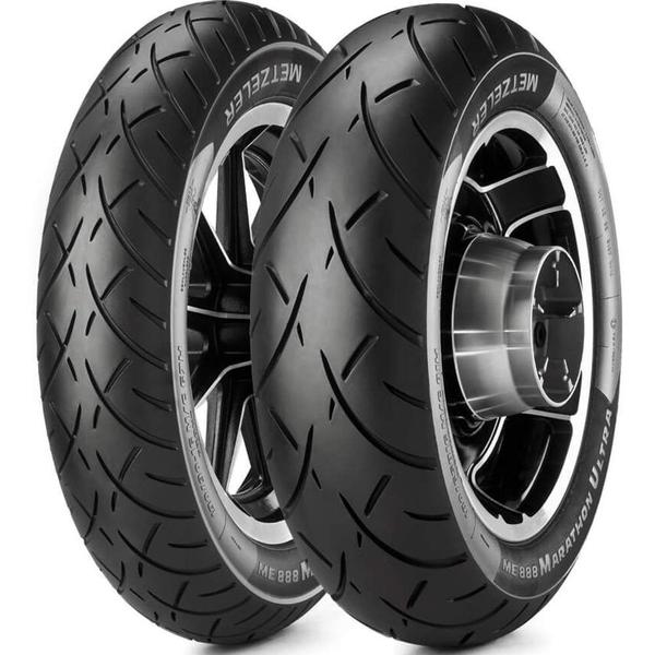 Par Pneu Honda Valkyrie Gl 1500 150/80r17 + 180/70r16 Tl Me888 Metzeler