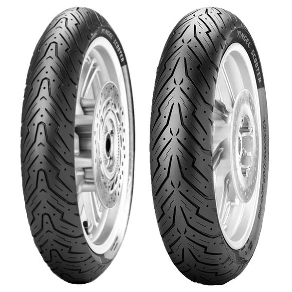 Par Pneu Lead110 90/90-12 Tl 44j + 3.50-10 Tl 59j Pirelli