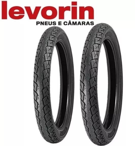 Par Pneu Levorin Matrix 100/90-18 + 90/90-18 Titan Ybr