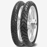 Par Pneu Metzeler Me Street 100/80-18 + 275-18 Fazer 150