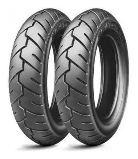 Par Pneu Michelin 350-10 + 350-10 S1 Suzuki An Burgman 125