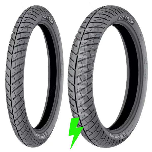 Par Pneu Michelin 275-18 + 100/90-18 City Pro Fazer 150