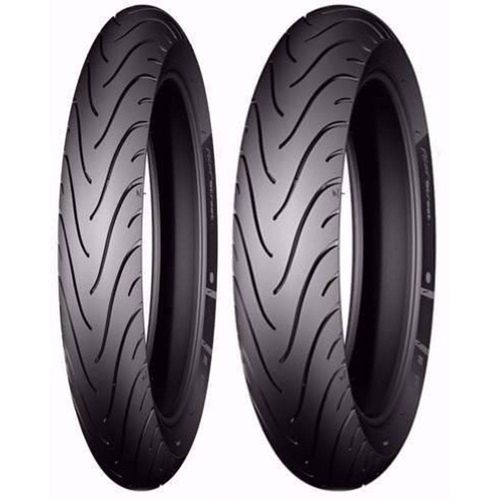 Par Pneu Michelin 2.75-18 e 100/90-18 Pilot Street Titan Ybr