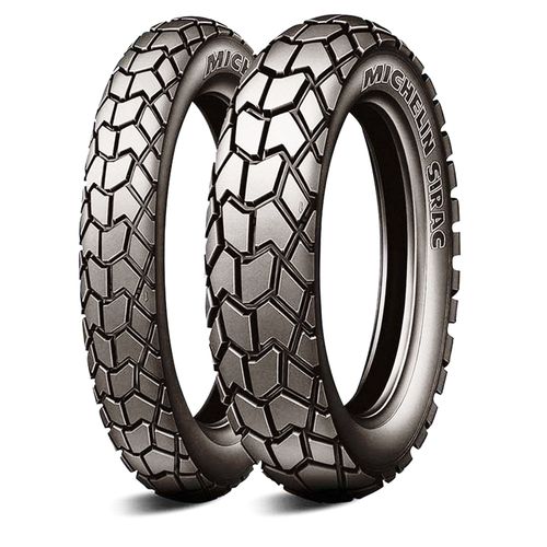 Par Pneu Michellin Sirac 110/90-17 e 90/90-19 Bros Crosser