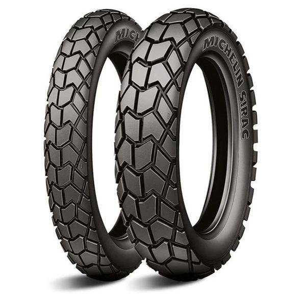 Par Pneu Michellin Sirac 110/90-17 e 90/90-19 Bros Crosser