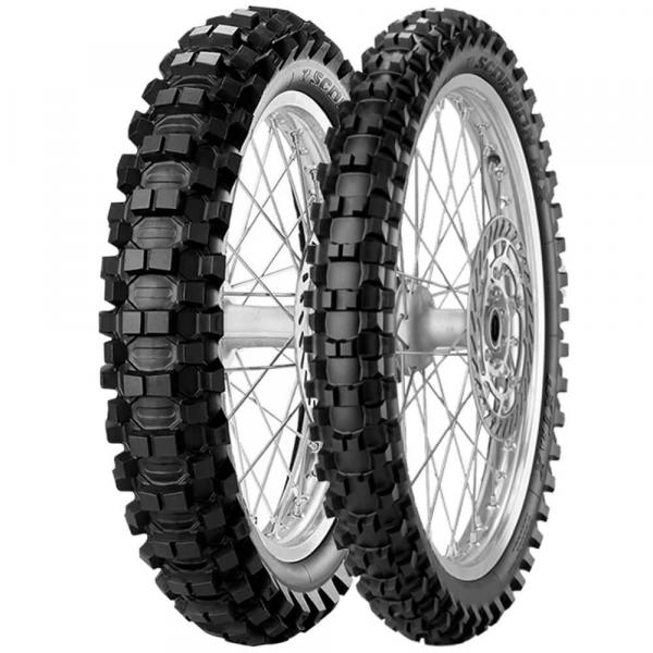 2 Pneu Moto Pirelli 80/100-21 51M 110/90-17 60M Scorpion MX Extra X