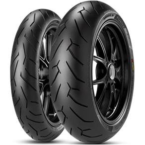 Par Pneu Cbx 250 Twister Fazer 250 130/70r17 + 100/80r17 Tl Diablo Rosso II Pirelli