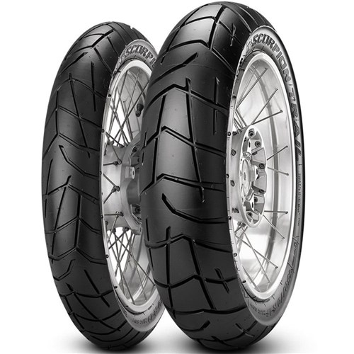 Par Pneu Nx400i Falcon Xt660r 130/80-17 + 90/90-21 Scorpion Trail Pirelli