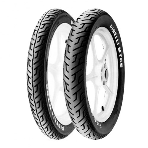 Par Pneu Pirelli 100-90-18 e 2-75-18 Mt65 Sem Câmara