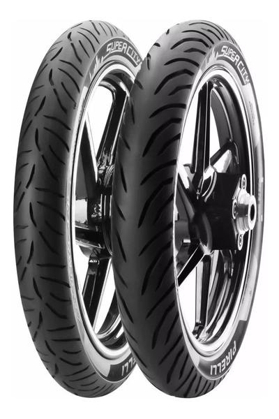 Par Pneu Pirelli 275-18 + 90/90-18 Super City Honda Titan