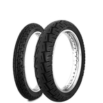 Par Pneu Technic 2.75-17 e 110/80-14 Yamaha Crypton / Dafra Super 100 / Sundown Web / Honda Dream, B