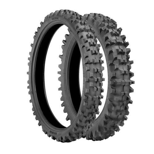 Par Pneu Technic 80/100-21 e 100/100-18 C/c Tmx Cross Crf